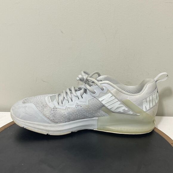 Nike Zoom Domination TR 2 Training Shoe Men 11.5 White Gym Crossfit Sneaker - Picture 6 of 13